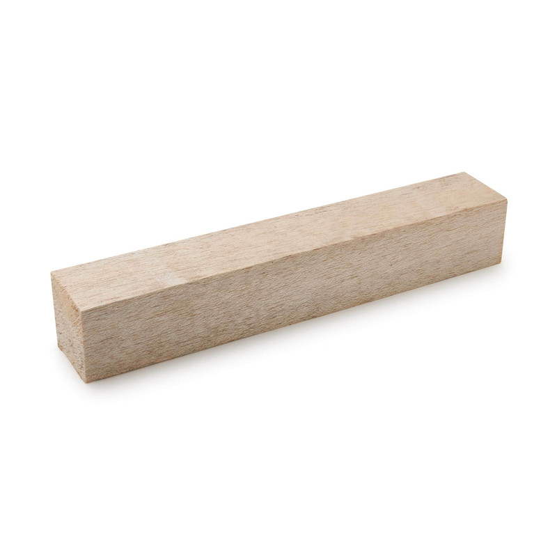Balsa Wood Carving Stock - Thickness:2" - Width:2" - Length:12"